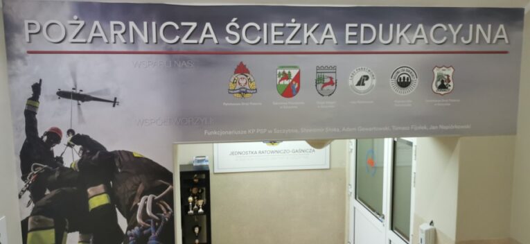 Otwarcie „Pożarniczej ścieżki edukacyjnej”  w PSP w Szczytnie
